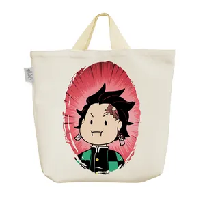 ساک خرید خندالو مدل تانجیرو انیمه شیطان کش کد 5355