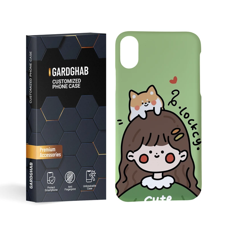       کاور گارد قاب مدل دخترانه مناسب برای گوشی موبایل اپل iphone x / xs