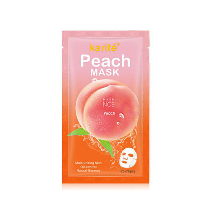 ماسک صورت کاریته سری ESSENCE مدل هلو حجم 25 میلی لیتر