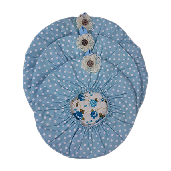 ست دمکنی 3 تکه طرح خالخالی کد S01