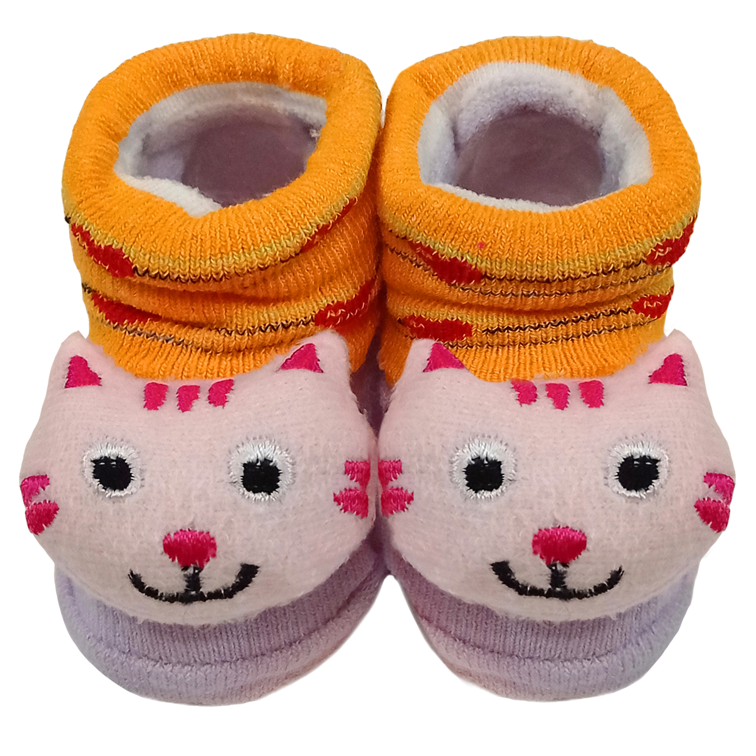 پاپوش نوزادی مدل گربه 