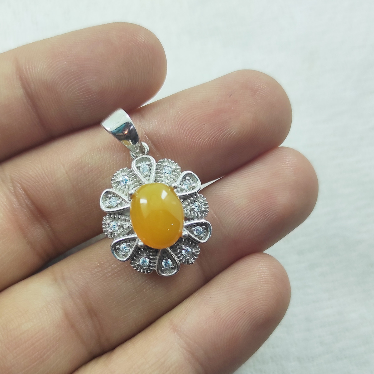 آویز گردنبند نقره زنانه سلین کالا مدل COD-18