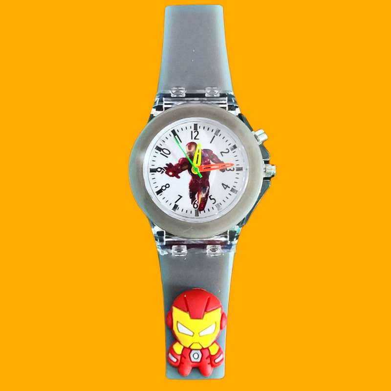 ساعت مچی عقربه ای بچگانه مدل چراغدار 03 ساعت مچی عقربه ای بچگانه مدل چراغدار 03