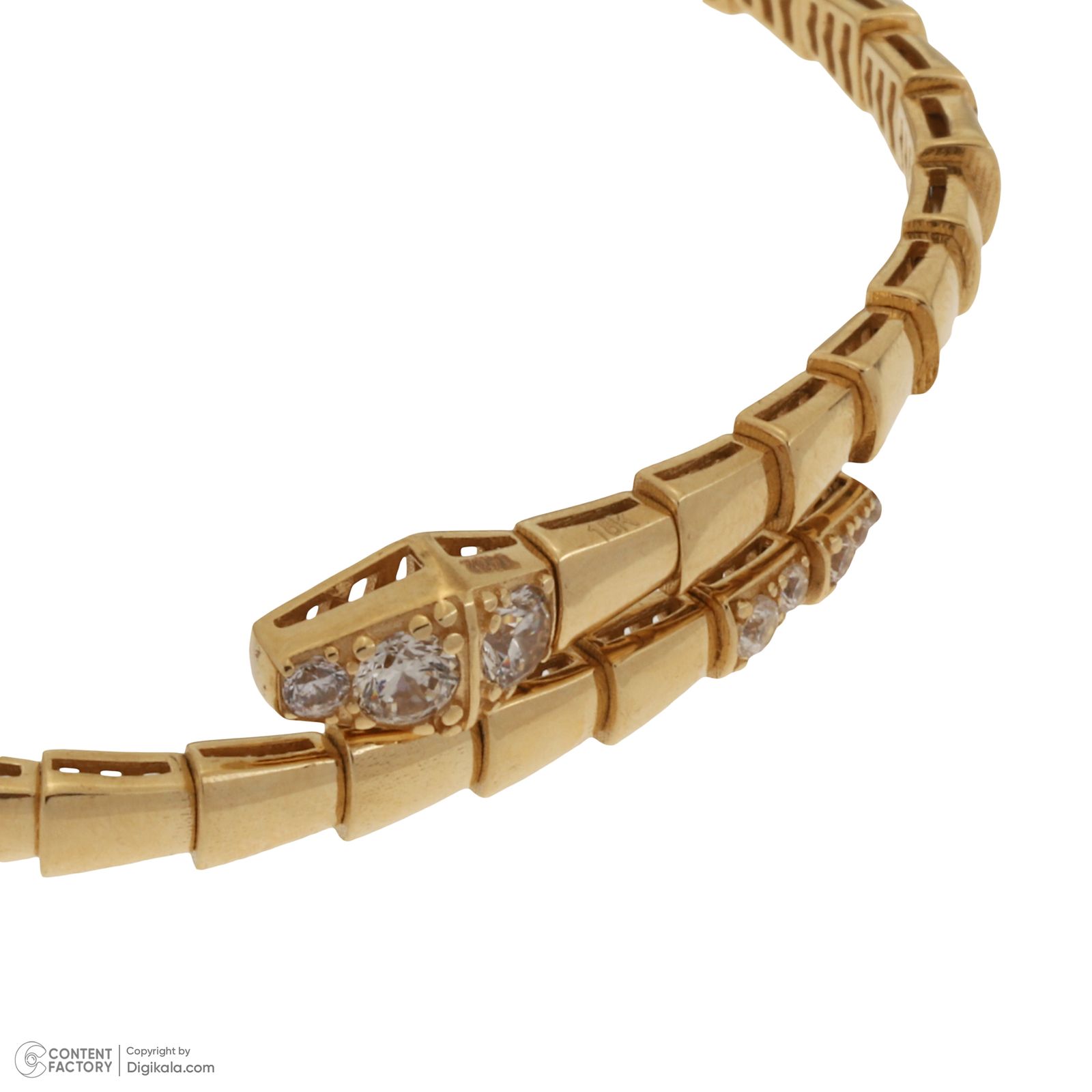 بنگل طلا 18 عیار زنانه میلاد گلد مدل SMDG01 - - 4