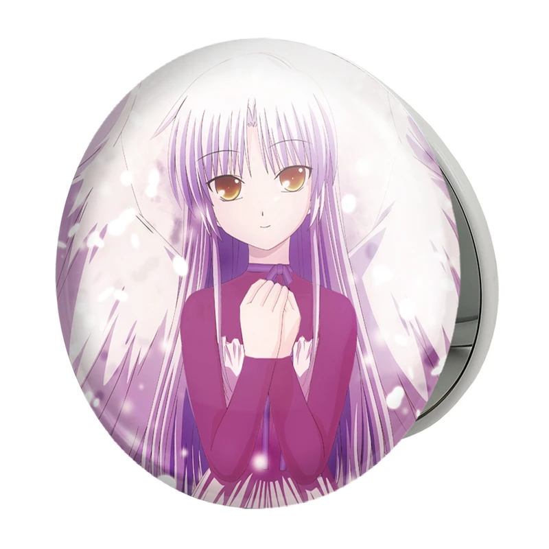 آینه جیبی خندالو طرح کاناده انیمه آنجل بیتس مدل تاشو کد 31922