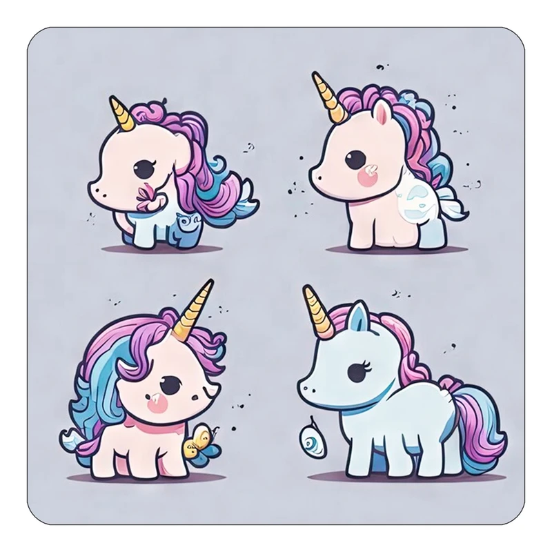 مگنت کاکتی طرح اسب تک شاخ و یونیکورن مدل mp30604