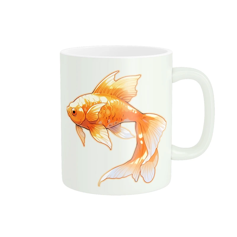 ماگ پاد آفرین طرح ماهی قرمز کد 927