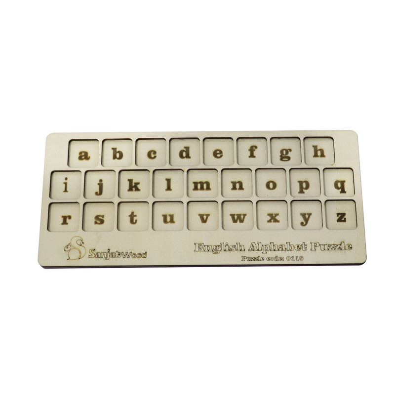 بازی آموزشی انگلیسی سنجاب وود مدل Alphabet Puzzle 02