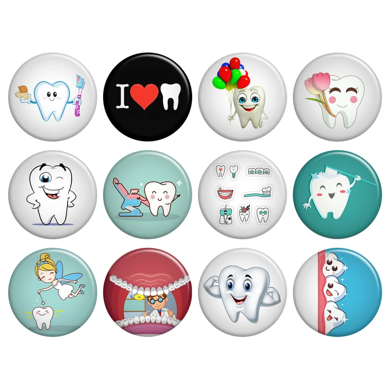 پیکسل گالری باجو طرح دندان و دندانپزشکی کد 10 مجموعه 12 عددی