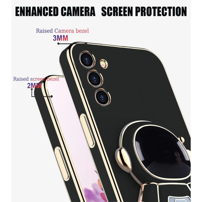 کاور اسپارتان مدل Astronaut Strap مناسب برای گوشی موبایل سامسونگ Galaxy A06 به همراه بندآویز