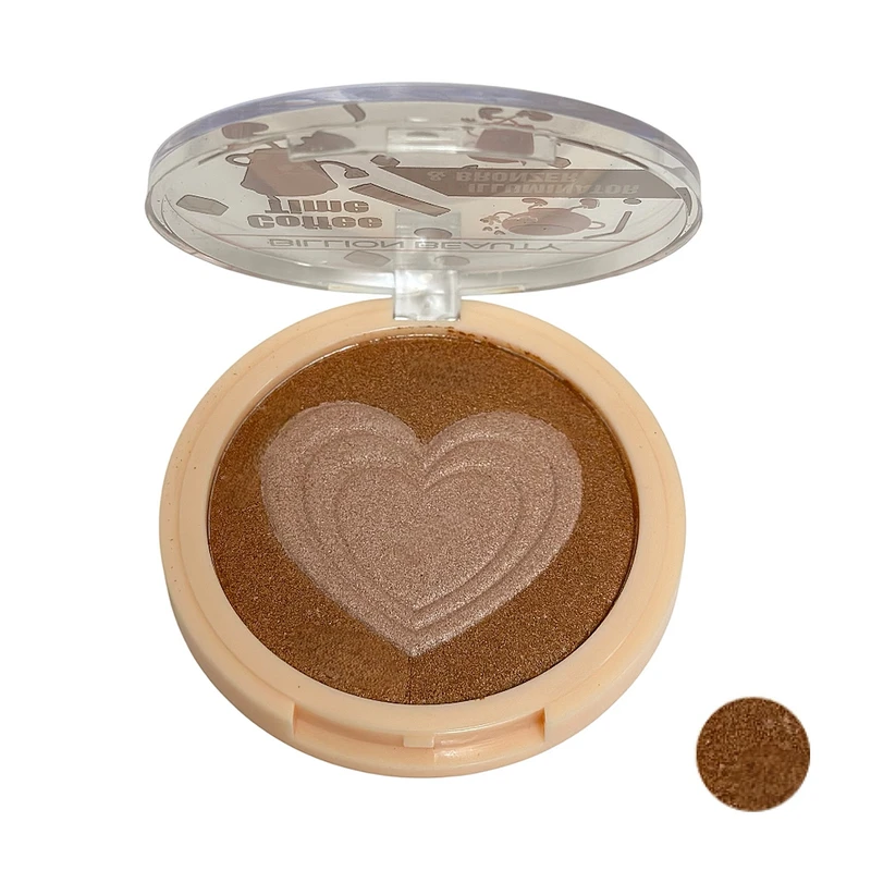 رژگونه صدفی بیلیون بیوتی مدل coffee time شماره 01