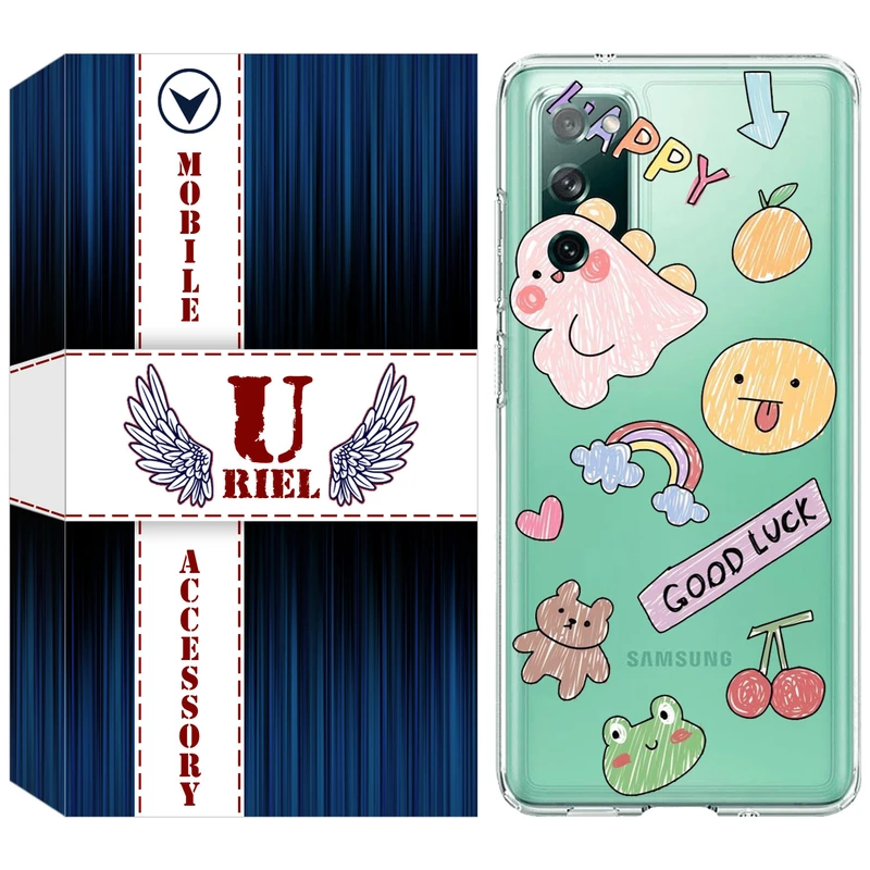 کاور یوریل مدل Clear کد 10 طرح نقاشی مناسب برای گوشی موبایل سامسونگ Galaxy S20 FE