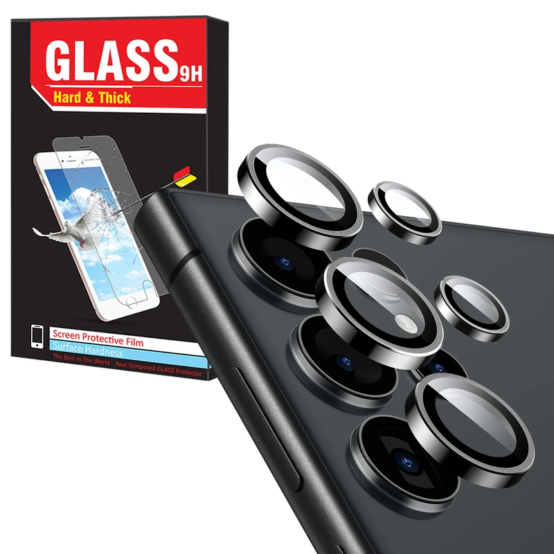 محافظ لنز دوربین هارد اند تیک مدل Ring Metal HT مناسب برای گوشی موبایل سامسونگ Galaxy S25 Ultra