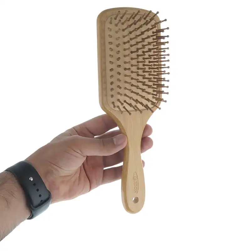 برس مو کربن مدل چوب بامبو کد W8833