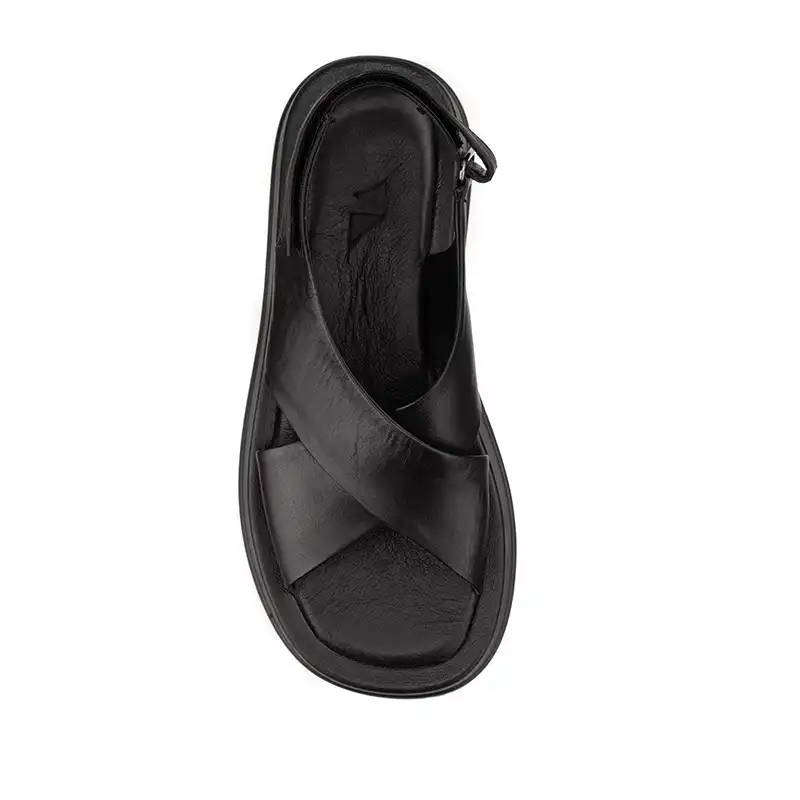 صندل زنانه چرم مشهد مدل j2564