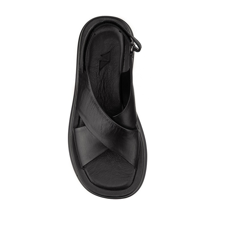 صندل زنانه چرم مشهد مدل j2564