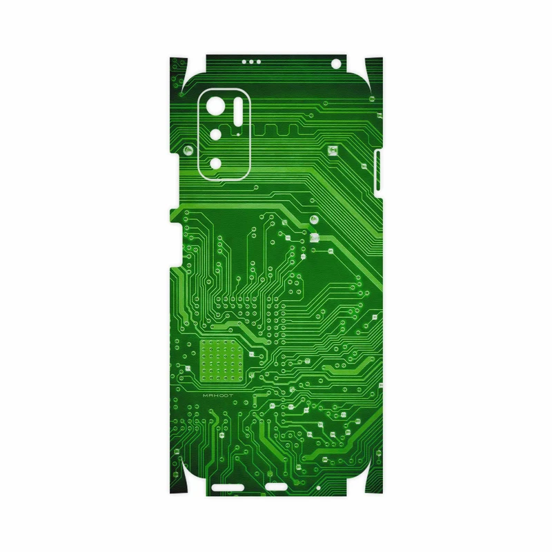 برچسب پوششی ماهوت مدل Green-Printed-Circuit-Board-FullSkin مناسب برای گوشی موبایل شیائومی Poco M3 Pro 5G