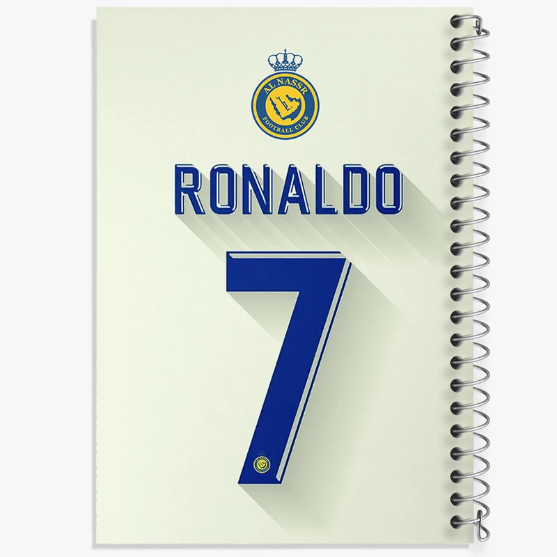 دفتر ژورنال نویسی 50 برگ خندالو مدل نقطه ای طرح کریستیانو رونالدو کد 36424