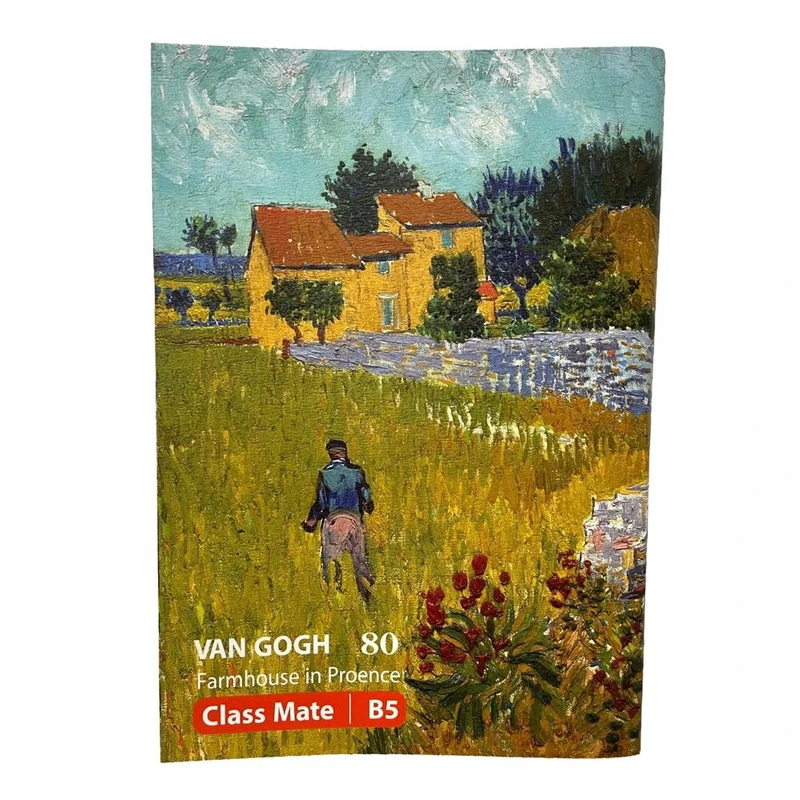 دفتر مشق 80 برگ مدل ونگوک طرح گل سرخ