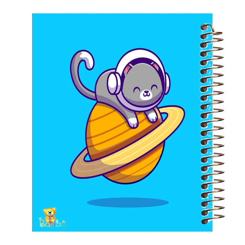 دفتر نقاشی 50 برگ بانیبو مدل گربه کد 550