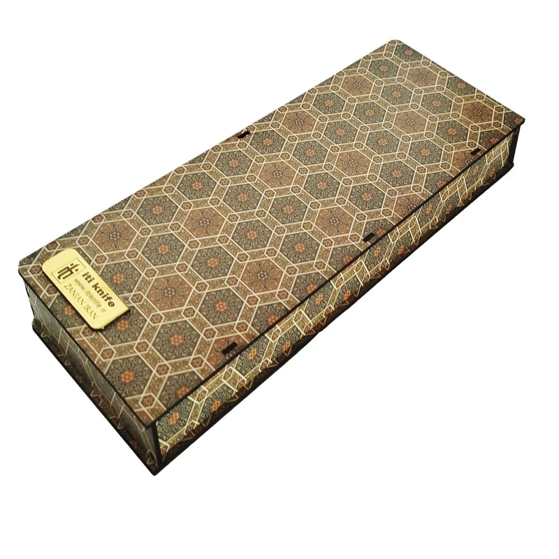 عکس شماره 2 : چاقو دست ساز مدل همه کاره و پوست کن آشپزخانه ای مجموعه 2 عددی