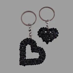 جاکلیدی مدل قلب کریستال 03 بسته دو عددی