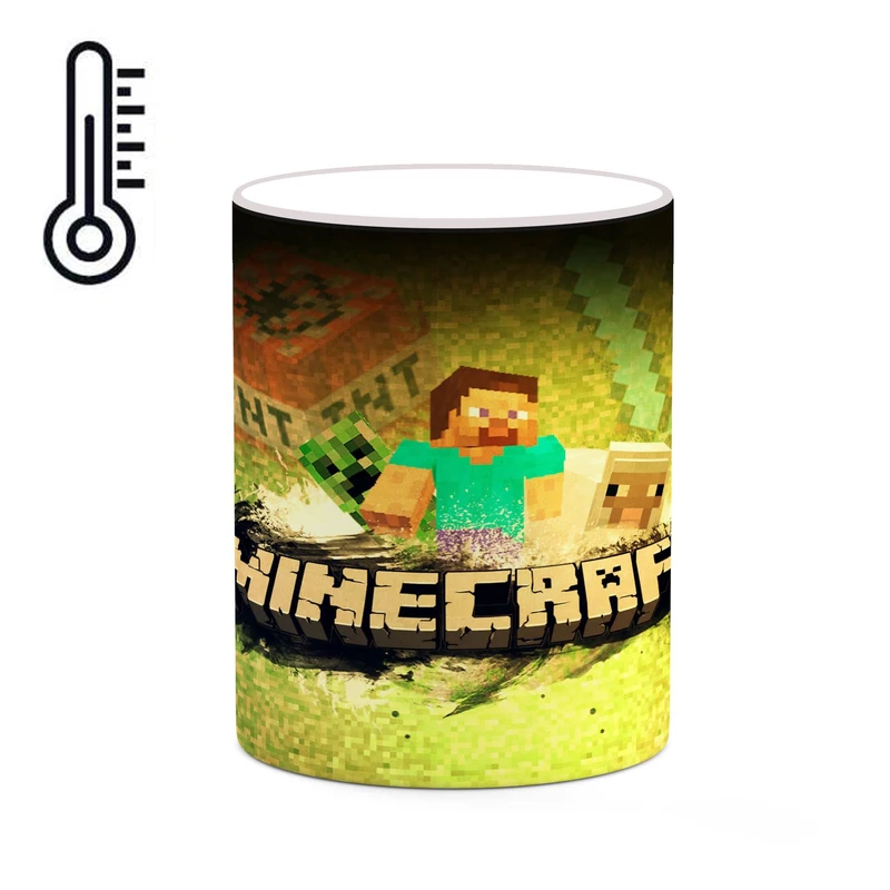 ماگ حرارتی کاکتی طرح ماینکرافت minecraft مدل mgh41195