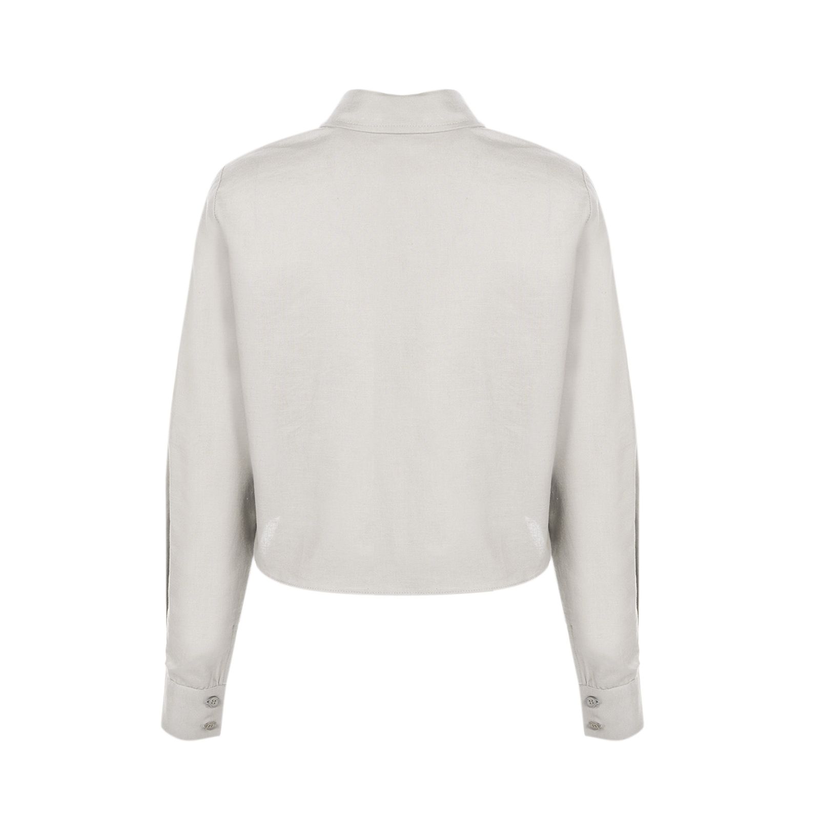 شومیز آستین بلند زنانه سرژه مدل 207361 رنگ کرم -  - 3