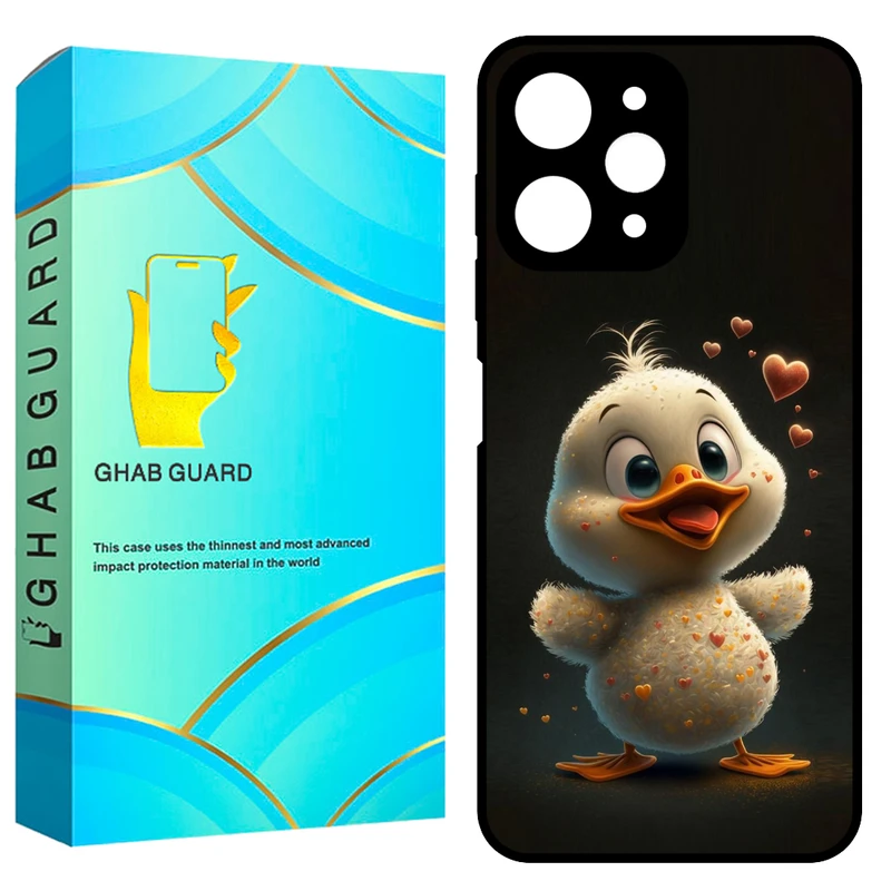 کاور قاب گارد طرح جوجه اردک مدل GCHPN12 مناسب برای گوشی موبایل شیائومی Redmi Note 12 4G