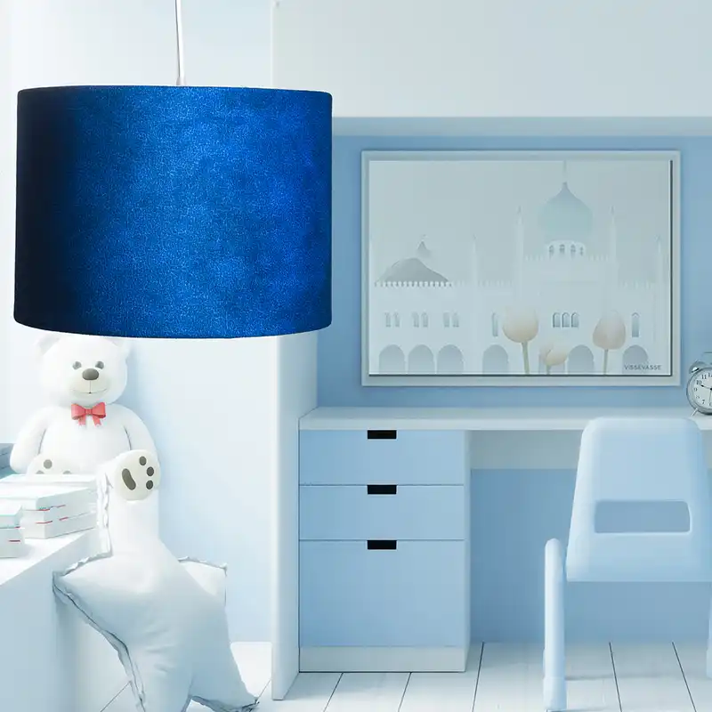 آباژور رومیزی مدل چرم به همراه چراغ آویز