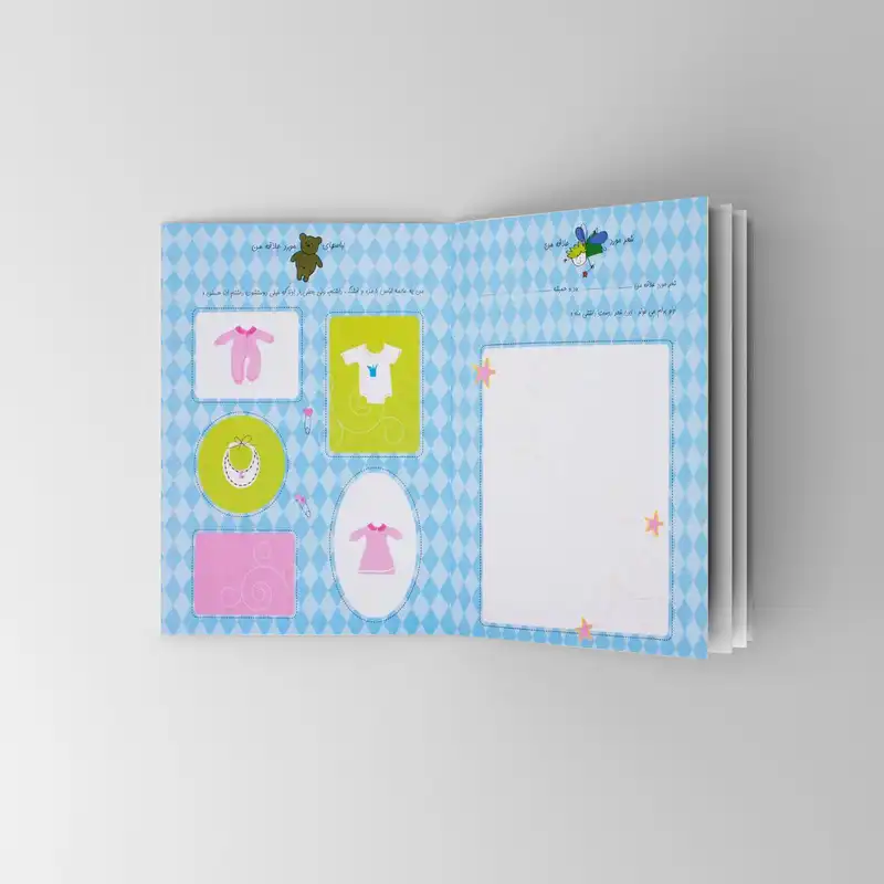 آلبوم خاطرات کودک بیبی برنارد مدل یکی بود یکی نبود کد J Q 8 0