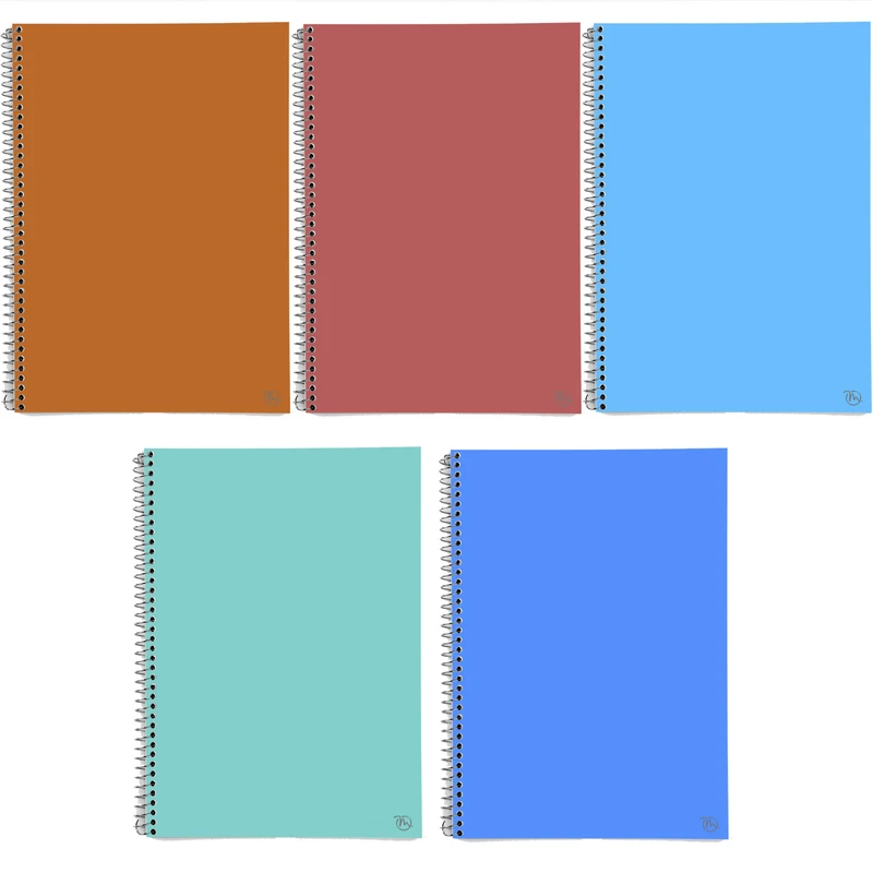 دفتر مشق 50 برگ مدوپد طرح ساده کد BD10009 مجموعه 5 عددی