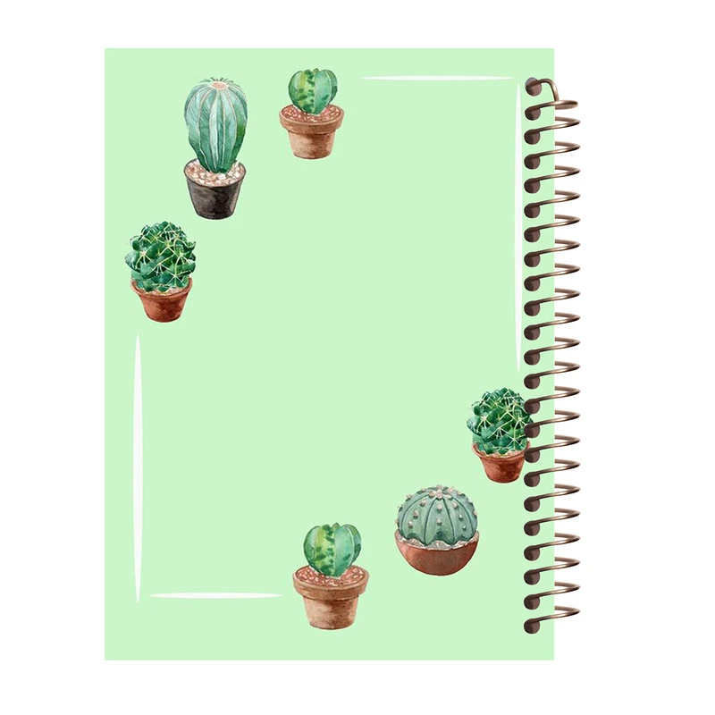 دفتر مشق 60 برگ طرح کاکتوس کد M62