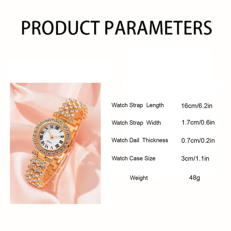 ساعت مچی عقربه ای زنانه مدل لاکچری فول نگین کد FZ1