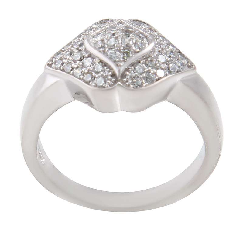 انگشتر نقره زنانه بازرگانی میلادی مدل فانتزی کد AWR_769