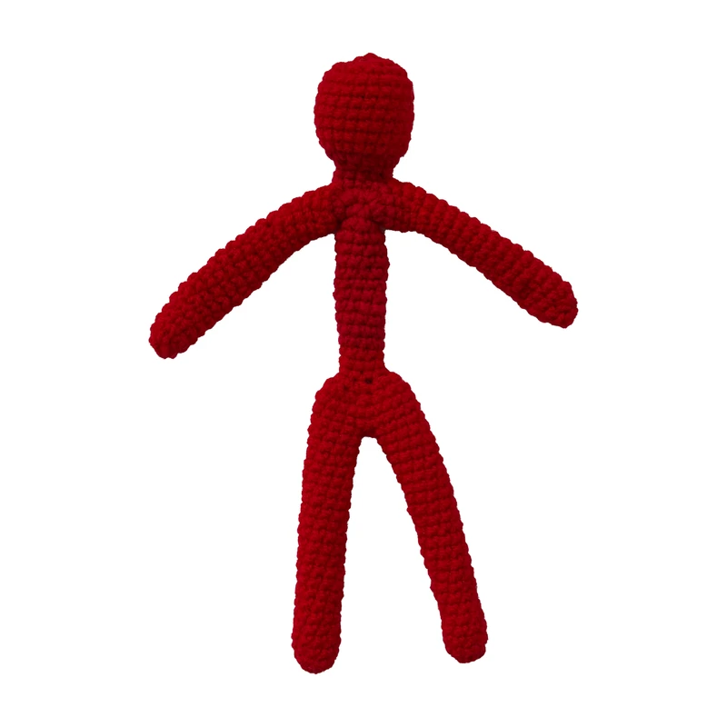 عروسک بافتنی تی سی توی مدل آدمک 