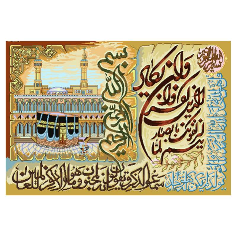 نخ و نقشه تابلوفرش مدل 2201