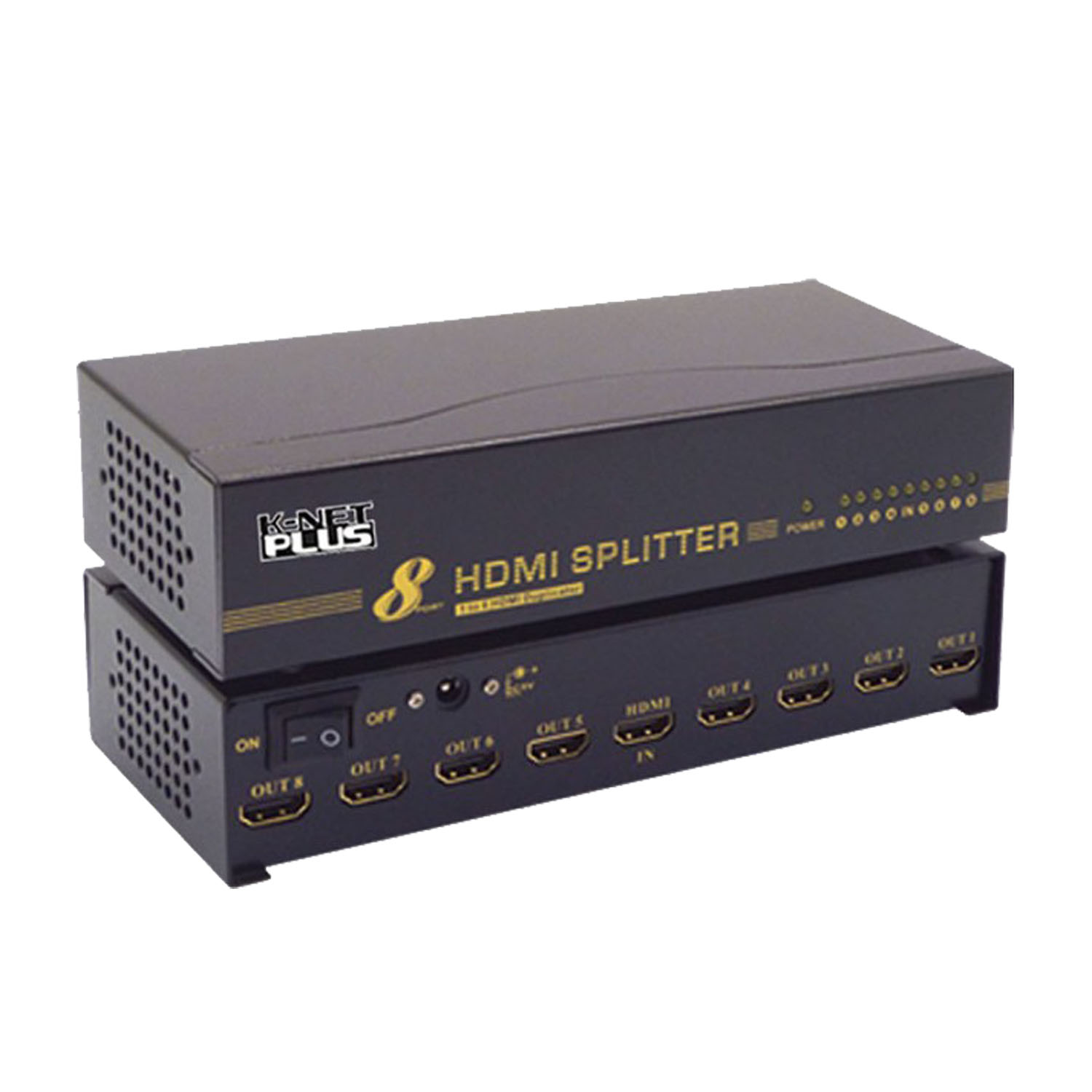 اسپلیتر 8 پورت HDMI کی نت پلاس مدل KP092