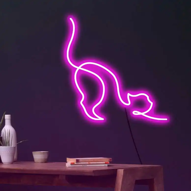 چراغ دکوری آژنگ طرح گربه کد DN-773