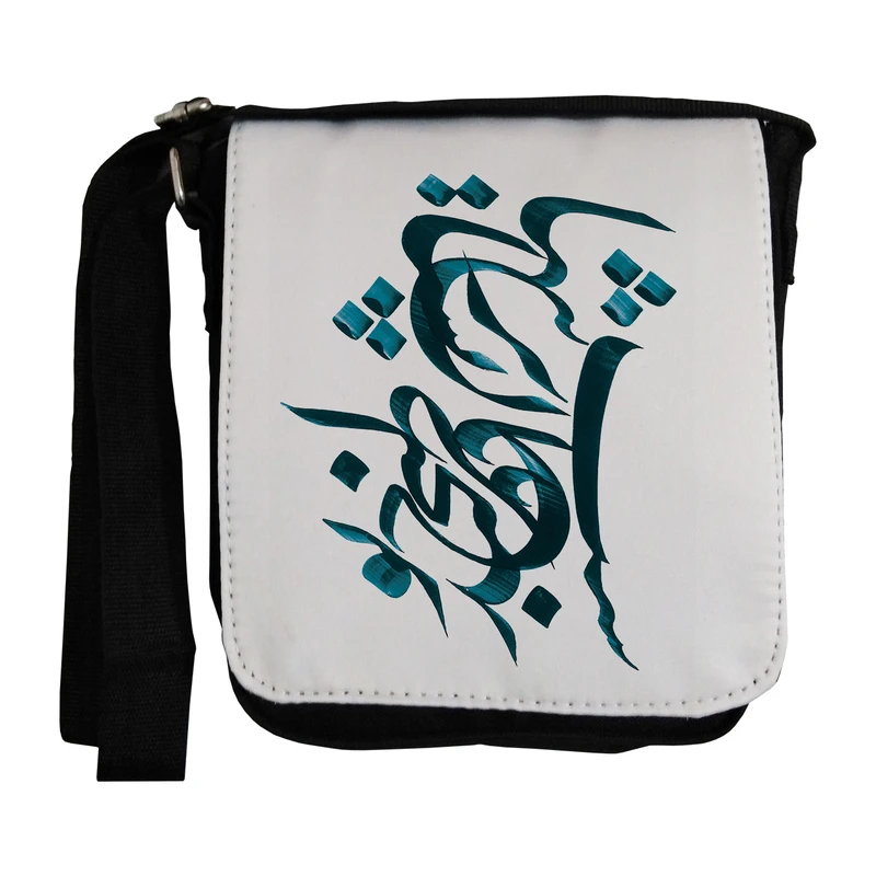 کیف رودوشی زنانه طرح خوشنویسی مدل EKZ07 تک سایز