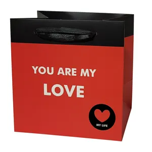 پاکت هدیه طرح قلب مدل YOU ARE MY LOVE کد 685