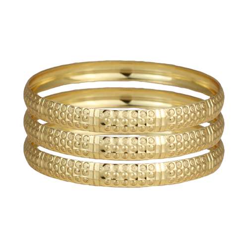 النگو دخترانه مدل آمنه شماره 2 کد CC78 بسته سه عددی