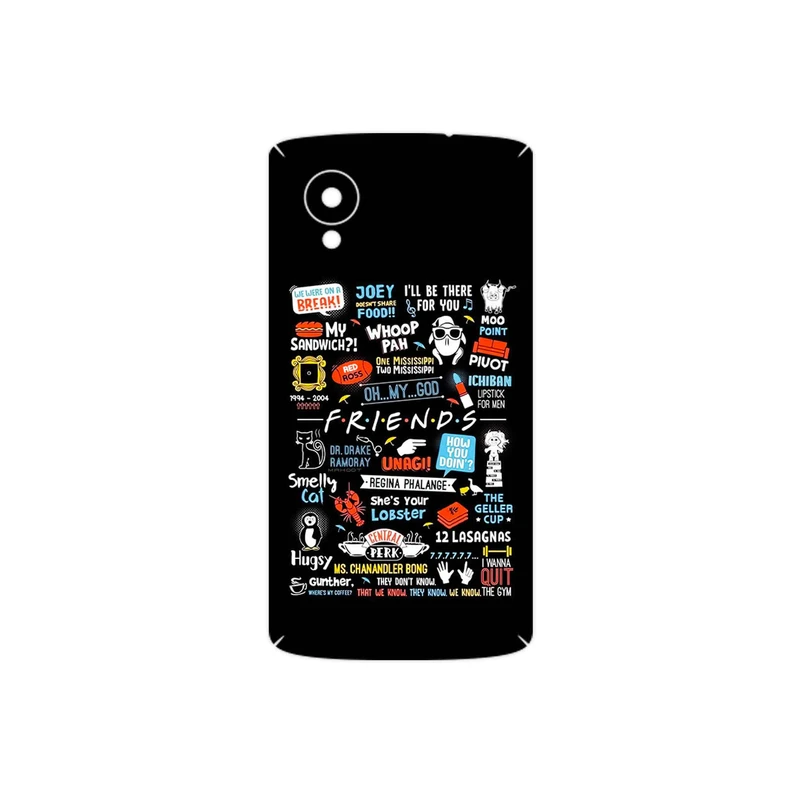 برچسب پوششی ماهوت مدل Friends 2 مناسب برای گوشی موبایل گوگل Nexus 5