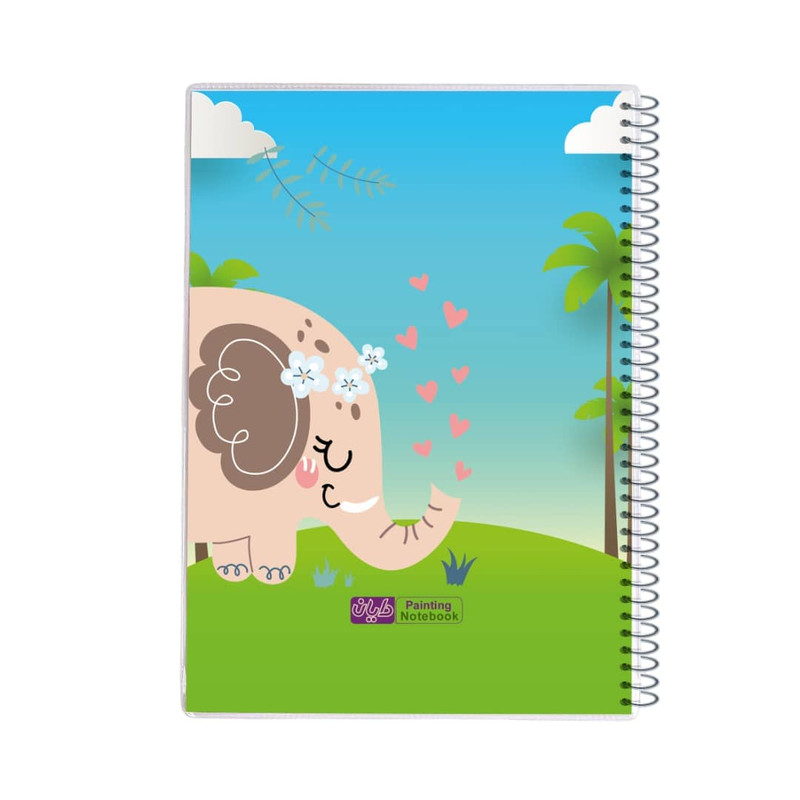 دفتر نقاشی ۵۰ برگ دایان طرح فیلی کد ۵۱۷۴۱ بسته ۴ عددی