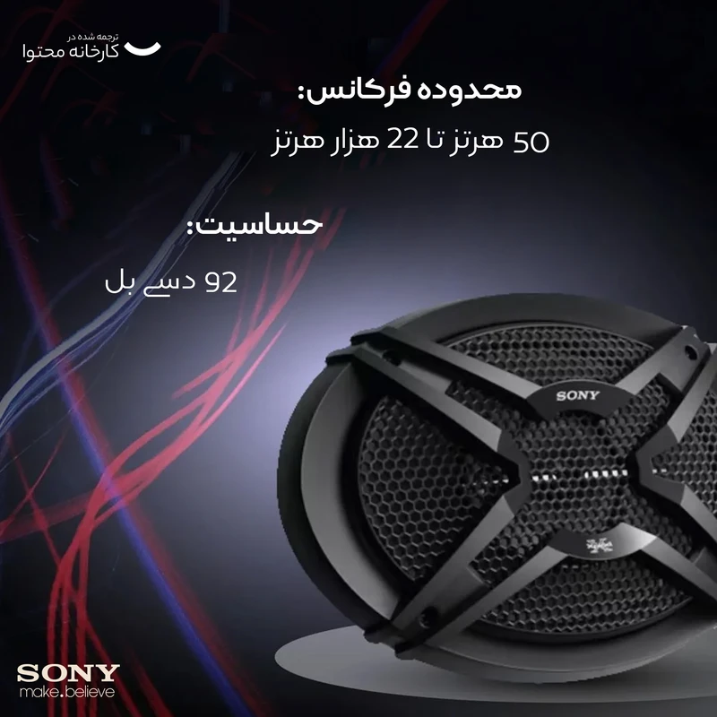 عکس شماره 14 : اسپیکر خودرو سونی مدل xs-gtf6939 مجموعه 2 عددی
