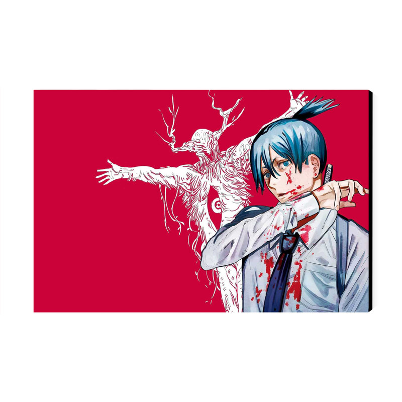 تابلو شاسی عرش مدل انیمه مرد اره ای Chainsaw Man کد As1485