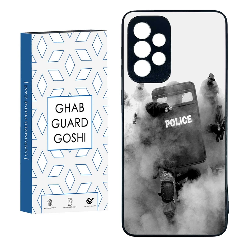 کاور قاب گارد گوشی طرح police کد TPU-136 مناسب برای گوشی موبایل سامسونگ  GALAXY A33  