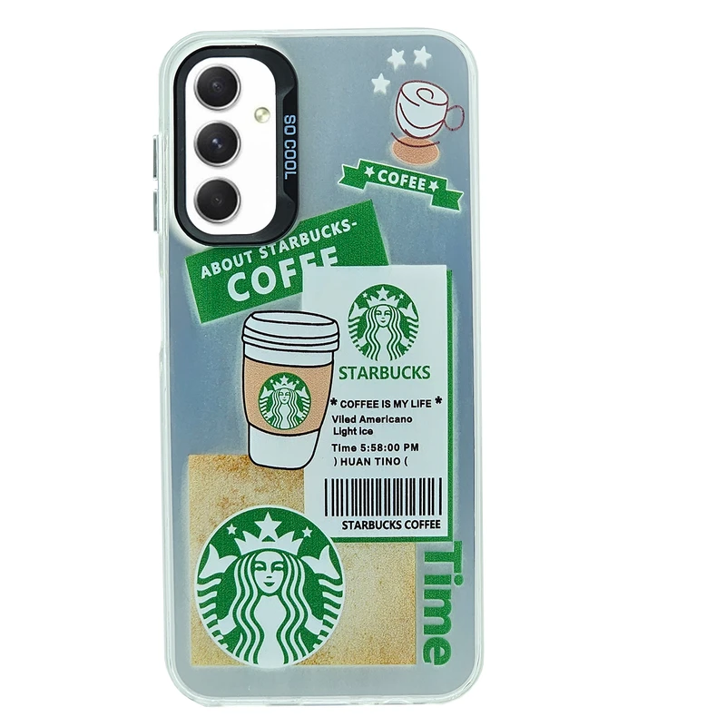 کاور طرح کافی کد 4 مناسب برای گوشی موبایل سامسونگ Galaxy A24