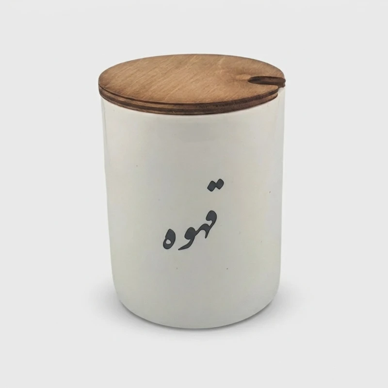 بانکه مدل تکست طرح قهوه