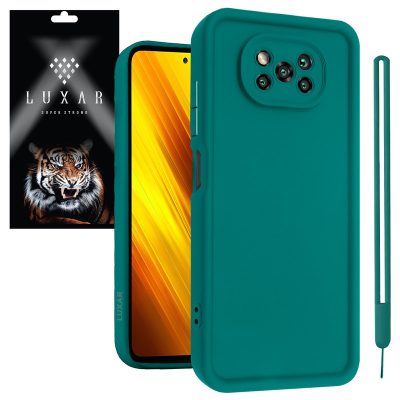 کاور لوکسار مدل pocox3 -Puffer band طرح بند دار مناسب برای گوشی موبایل شیائومی Poco X3 NFC / Poco X3 Pro / Poco X3